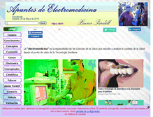 Tablet Screenshot of electromedicina.pardell.es